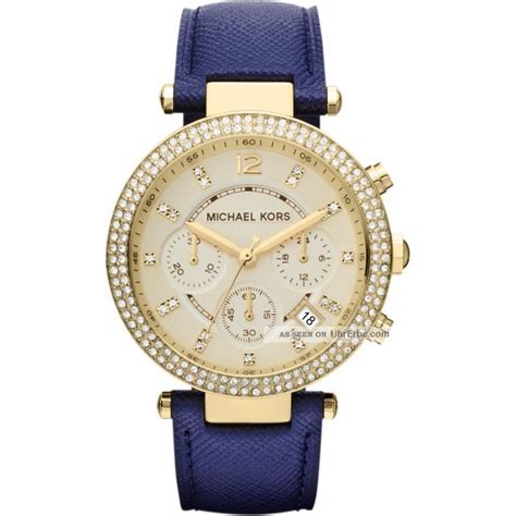 michael kors uhr blau